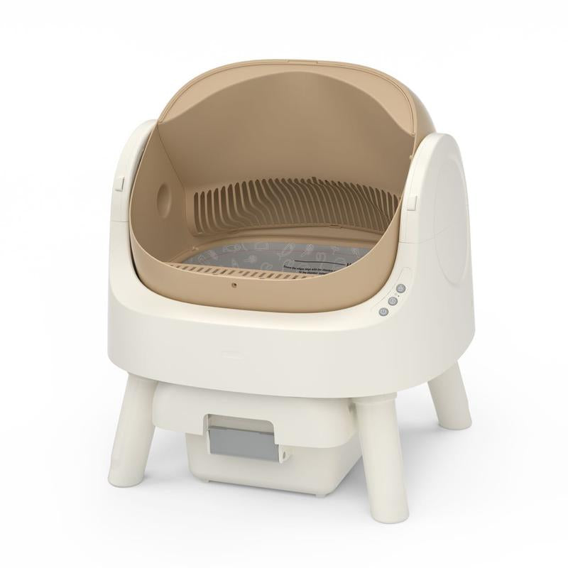 Petpivot Autoscooper 11 Open-Top Self-Cleaning Cat Litter Box，Odor-Free Waste Disposal Includes Trash Bags